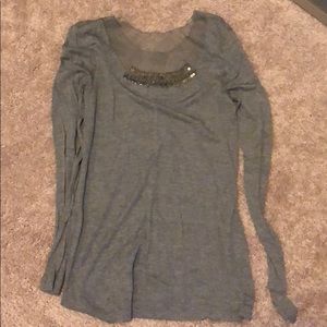 Vera wang long sleeve shirt